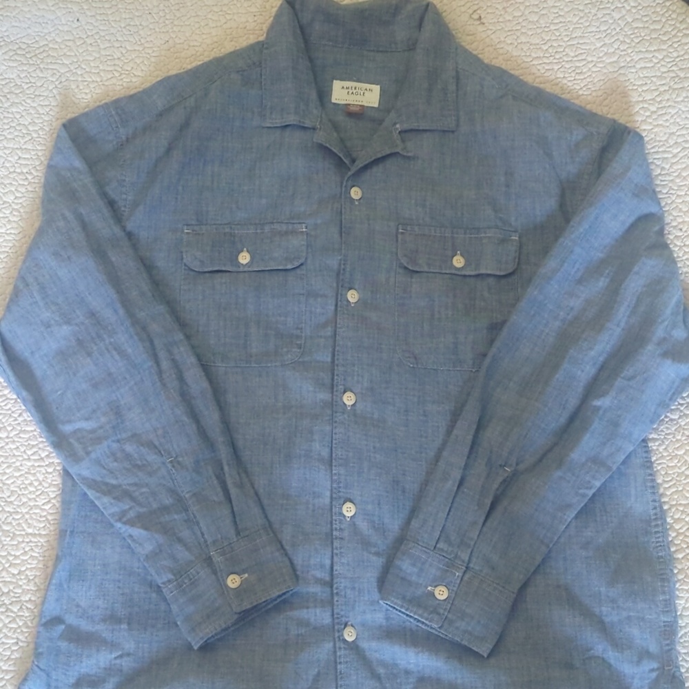 Men's Denim Long sleeve shirt